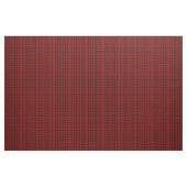 Tartan Clan MacQueen Pattern Red Black Check Stof (Yard (91,4 cm))