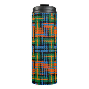 Tartan Clan Murray Pset Oranje Blue Check Thermosbeker
