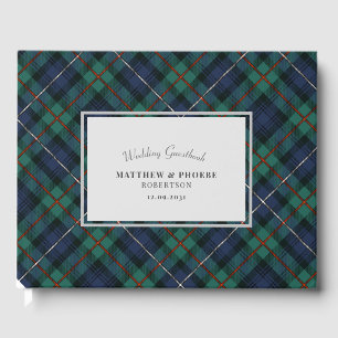 Tartan Clan Robertson Bruiloft Gastenboek