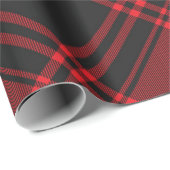 Tartan Clan Stewart Pset Black Red Check Patroon Cadeaupapier (Rol Hoek)
