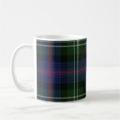 Tartan Clan Sutherland Groene zwarte cheque Koffiemok (Links)