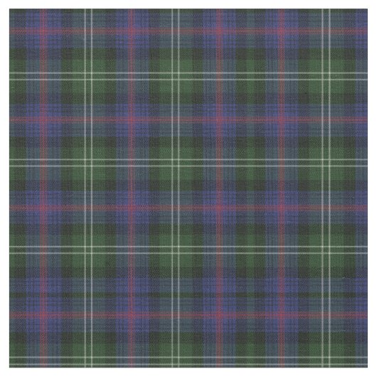 Tartan Clan Sutherland Pattern Pset Stof (Close Up)