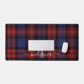 Tartan Classique Monogramme à Carreaux Rustique (Clavier et souris)