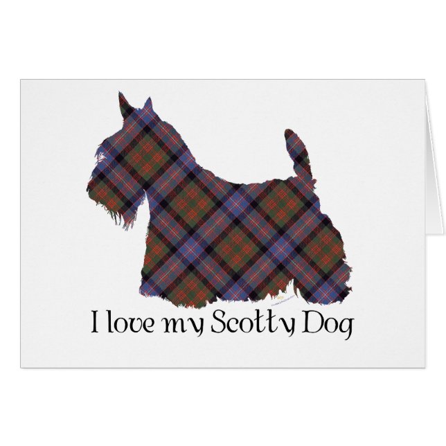 Tartan Cochran du Terrier Écossais (Devant horizontal)