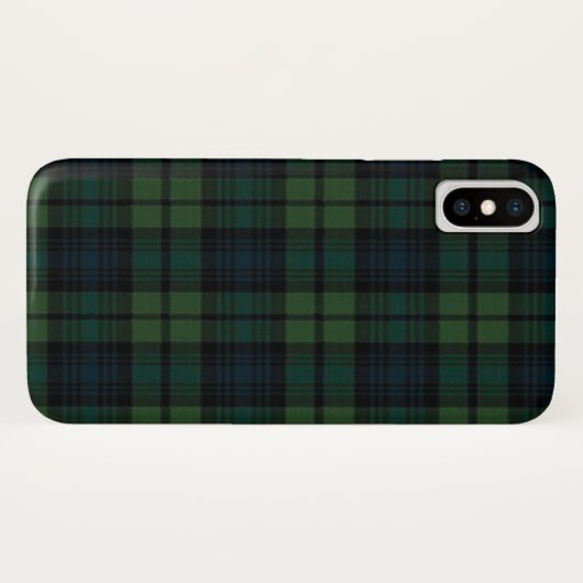 Tartan Coque-Mate à peine Il iPhone X Coque (Dos (Horizontal))