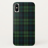Tartan Coque-Mate à peine Il iPhone X Coque (Dos)