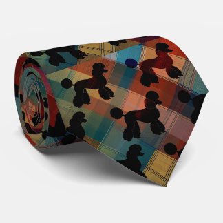 Tartan Cravate aux Caniches