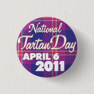 Tartan Dag 2011: Mini Ronde Button 3,2 Cm