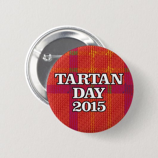 Tartan Dag 2015 Button (Voorkant /achterkant)