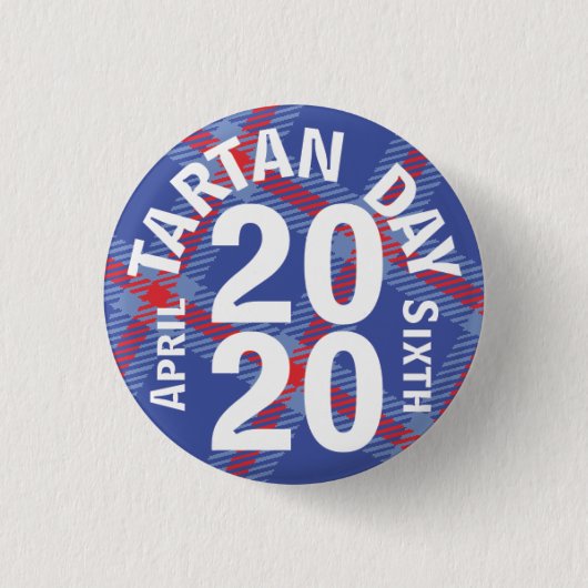 Tartan Dag 2020 Button (Voorkant)
