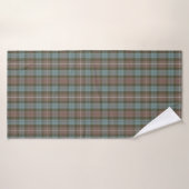 Tartan de chasse de Fraser de clan patiné (Serviette de bain)