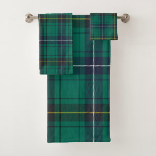 Tartan de chèque vert de Clan Henderson