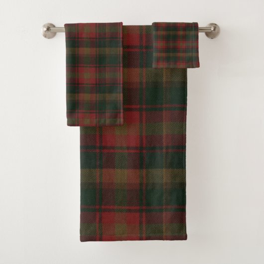 Tartan de feuille d'érable canadien (En situation)