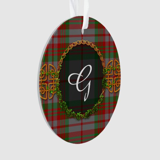 Tartan de gris de monogramme (devant)