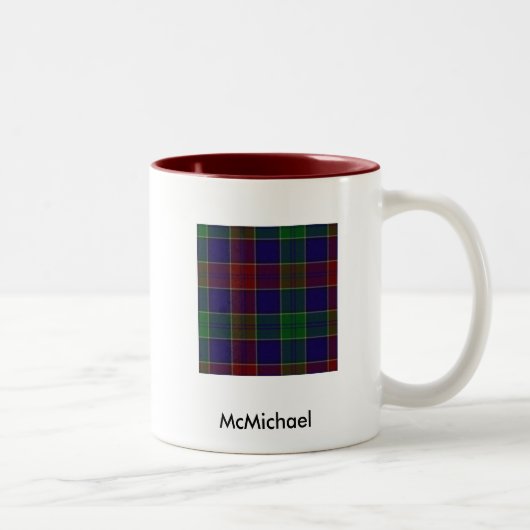 Tartan de McMichael et tasse de crête (Droit)