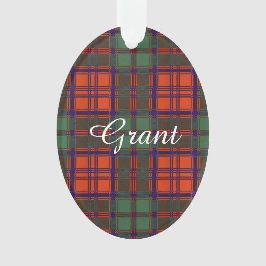 Tartan d'écossais de plaid de clan de Grant (devant)