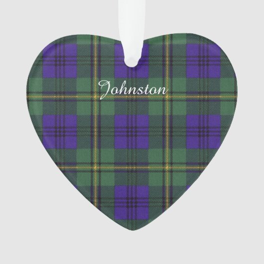 Tartan d'écossais de plaid de clan de Johnston (devant)