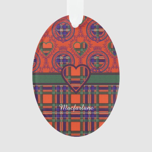 Tartan d'écossais de plaid de clan de Macfarlane (devant)