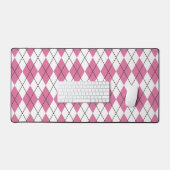 Tartan des années 70 rose (Clavier et souris)