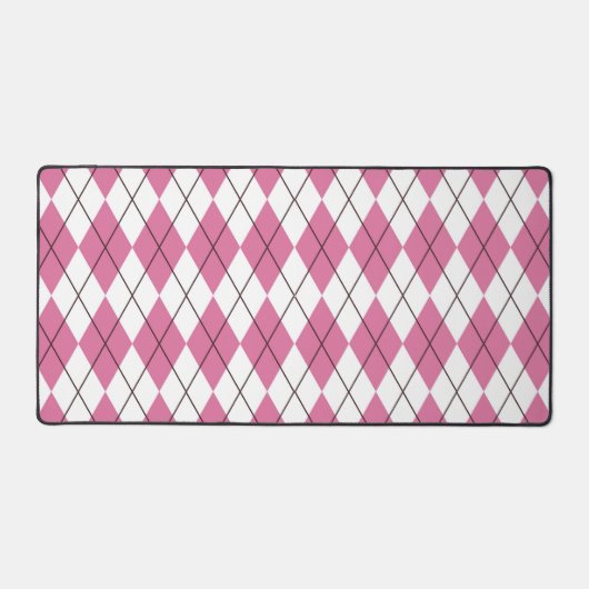 Tartan des années 70 rose (Recto)