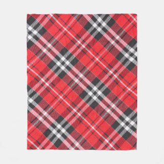 Tartan doekpatroon Top Uitzicht Fleece Deken