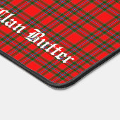 Tartan du beurre de clan et texte personnalisé (Coin)
