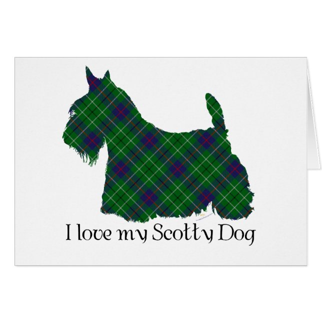 Tartan Duncan Terrier Écossais (Devant horizontal)