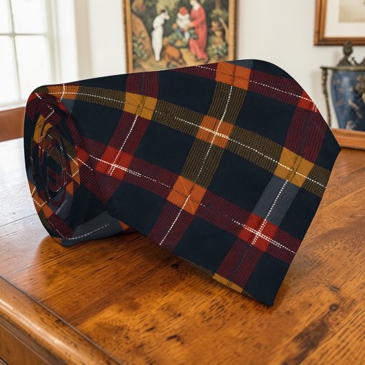 Tartan Écossais Cravate Sur Mesure