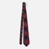 Tartan Écossais Cravate Sur Mesure (Dos)