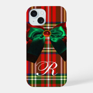 TARTAN ÉCOSSAIS ET ROUGE GREEN BOWS NOËL PARTI