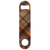Tartan écossais marron orange noir classique (Dos)