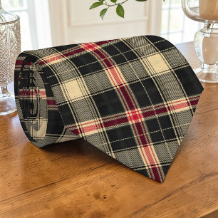 Tartan Écossais Personnalisé Cravate