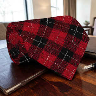 Tartan Écossais Personnalisé Cravate