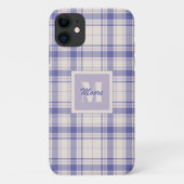 Tartan - en Licht Paars - Telefoontas Case-Mate iPhone Case (Achterkant)