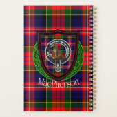 Tartan et blason du clan écossais MacPherson (Dos)