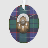 Tartan et escarcelle de Galbraith (devant)