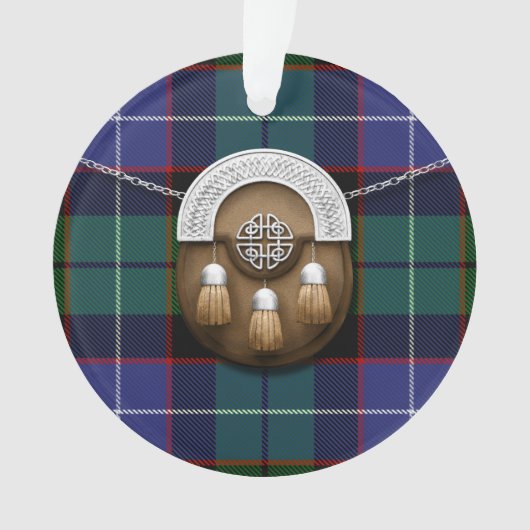 Tartan et escarcelle de Galbraith (devant)