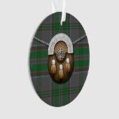 Tartan et escarcelle irlandais de Wicklow du comté (devant)