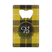 Tartan et monogramme de robe de Barclay (Dos)