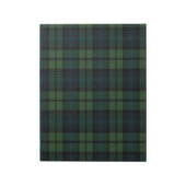 Tartan Fabric 11 x 8,5 inch Notitieblok - 40 pagin (Gedraaid)
