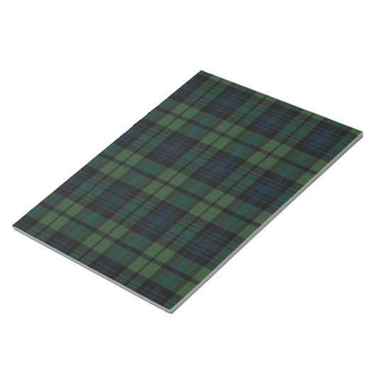 Tartan Fabric 11" x Bloc-notes 8,5" - 40 pages (Incliné)