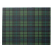 Tartan Fabric 11" x Bloc-notes 8,5" - 40 pages (Devant)