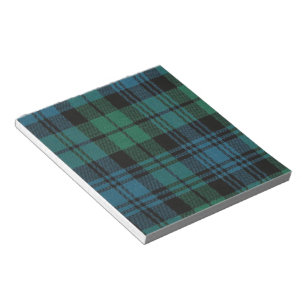 Tartan Fabric 5,5 x 6 inch Notitieblok - 40 pagina