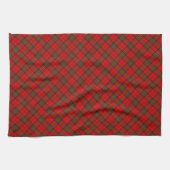 Tartan Fabric Pattern Christmas Theedoek (Horizontaal)