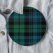 Tartan Fabric Round Button (In situ)