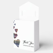 Tartan Favor Box Bedankdoosjes (Geopend)