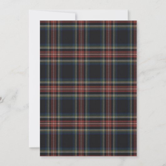 Tartan Flat Holiday Kaart (Voorkant)