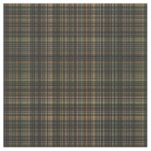 Tartan foncé (Plaid) Tissu personnalisé