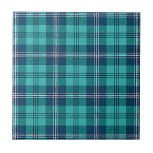 Tartan geruite keramische tegel tegeltje