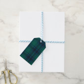 Tartan Gift Label Cadeaulabel (Met Touw)